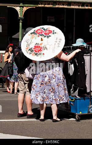 2015 Le Festival Rockabilly battre Ballarat est devenue un événement annuel très populaire pour les habitants et les touristes. Banque D'Images