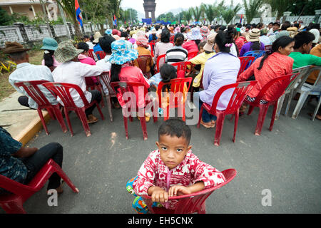 Assister à au Cambodge, a célébré la Journée de l'indépendance à Kep, Kep province. Banque D'Images