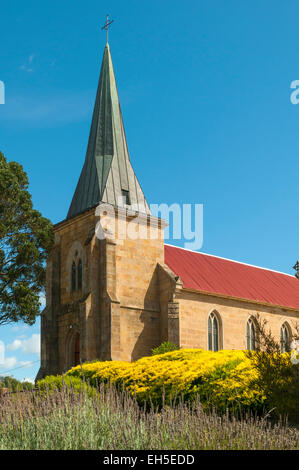 L'église Saint John's, Richmond, Tasmanie, Australie Banque D'Images