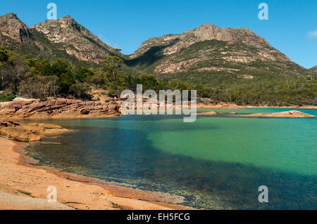 Honeymoon Bay Freycinet, NP, Tasmanie, Australie Banque D'Images