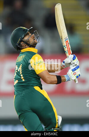 Auckland, Nouvelle-Zélande. 07Th Mar, 2015. JP Duminy au cours de l'ICC Cricket World Cup 2015 match entre l'Afrique du Sud et le Pakistan à Eden Park, Auckland. Samedi 7 mars 2015. Credit : Action Plus Sport/Alamy Live News Banque D'Images