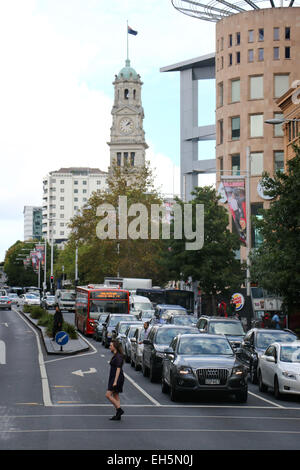 Centre-ville d'Auckland New Zealand Banque D'Images