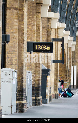 Kings Cross Platform Banque D'Images