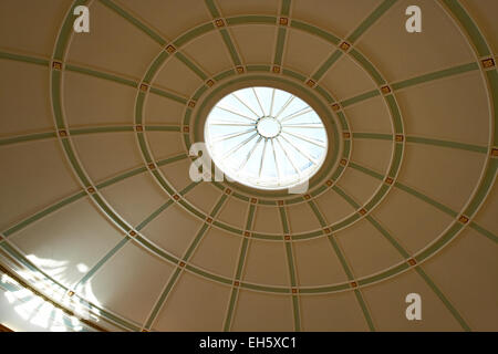 Plafond dans la salle de lecture de la bibliothèque centrale de Picton Liverpool Merseyside UK Banque D'Images