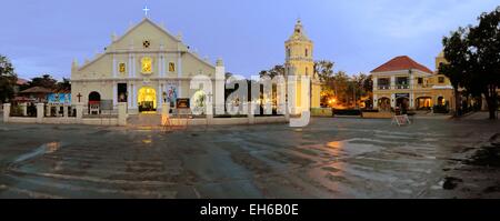 Vigan Vigan dans la cathédrale coloniale, Philippines Banque D'Images