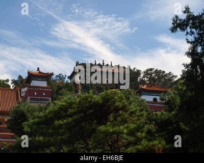 Palais d'été de Beijing à Kunming Lake de l'arrière, Chine Banque D'Images