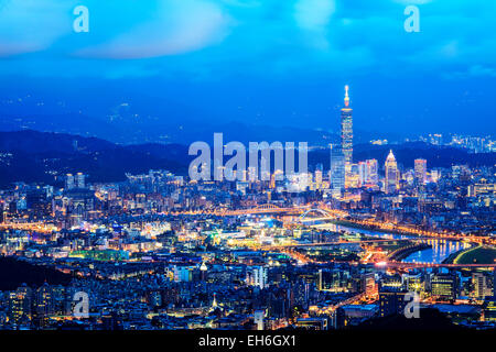 Taipei, Taïwan Cityscape de Neihu District pour adv ou autres fins utiliser Banque D'Images