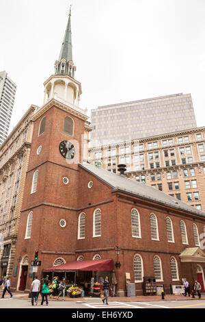 Ancienne maison de réunion du Sud, Washington Street, Boston, Massachusetts, USA Banque D'Images