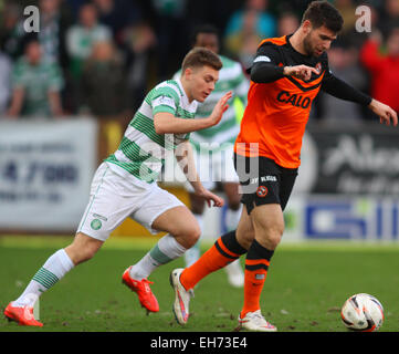 Dundee, Écosse. 05Th Mar, 2015. William Hill Scottish Cup. Dundee United contre Celtic. James Forrest et Nadir Ciftci .Le jeu terminé 1-1 et sera rejoué. Credit : Action Plus Sport/Alamy Live News Banque D'Images