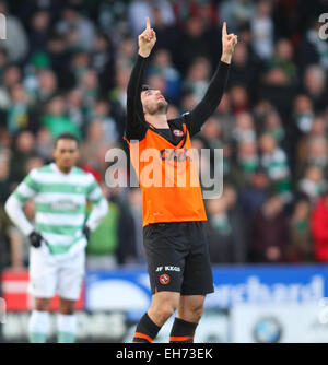 Dundee, Écosse. 05Th Mar, 2015. William Hill Scottish Cup. Dundee United contre Celtic. Nadir Cifti célèbre son but .Le jeu terminé 1-1 et sera rejoué. Credit : Action Plus Sport/Alamy Live News Banque D'Images