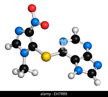 L'Azathioprine immunosuppresseur Banque D'Images