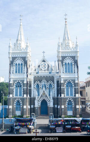 Basilique Notre Dame de la montagne, Bandra, Mumbai, Maharashtra, Inde, Asie Banque D'Images