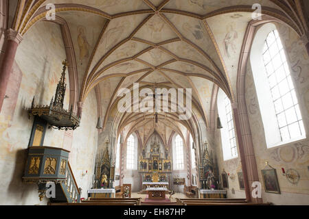 Église de pèlerinage de St Leonhard am Inzell, Inzell, Chiemgau, Haute-Bavière, Bavière, Allemagne Banque D'Images