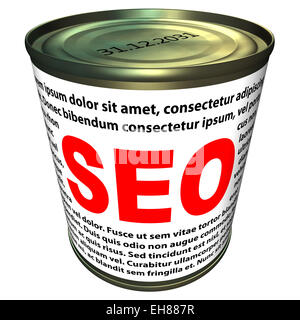 Peut de SEO (search engine optimization) Banque D'Images