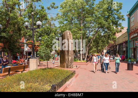 Boulder, Colorado, USA - Pearl Street Mall Banque D'Images