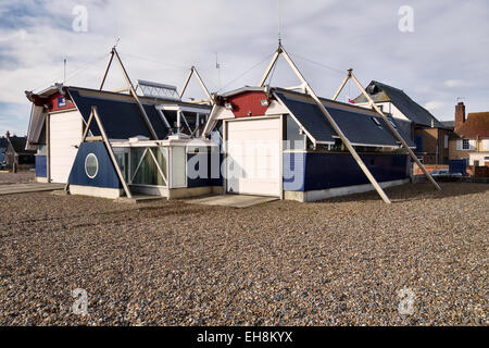 Aldeburgh, Suffolk, UK. La station de sauvetage de la RNLI, construit en 1994 Banque D'Images