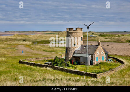 L'Île Sainte Snook Northumberland ; UK Banque D'Images