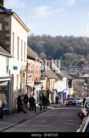 Wootton-under-edge Gloucestershire Angleterre une petite ville dans la partie sud de la région des Cotswolds. Banque D'Images