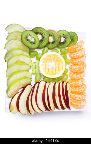 Salade de fruits d'abondance Bac Santé Organisation Personne n Banque D'Images