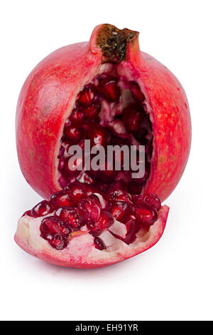 Les graines fraîches grenades Fruits Santé Personne ne Banque D'Images