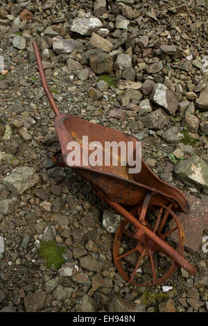 Artefact minières abandonnées sur le chemin de la mine Bonanza Banque D'Images