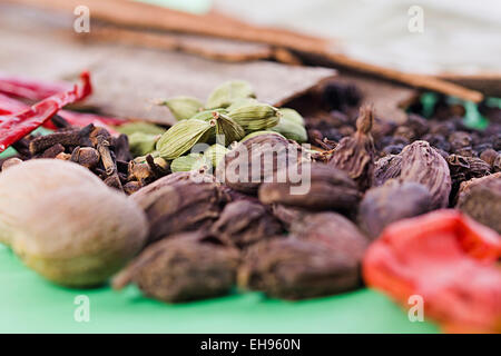 Variation de l'abondance charrettes Masale Organisation Qualité de l'alimentation et de la nutrition personne n Banque D'Images