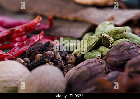 Variation de l'abondance charrettes Masale Organisation Qualité de l'alimentation et de la nutrition personne n Banque D'Images