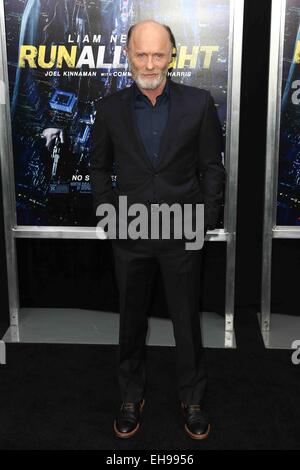 New York, USA. 9 mars, 2015. Ed Harris acteur assiste à la première de 'Run' toute la nuit dans l'AMC Loews Lincoln Square le 9 mars 2015 à New York. Credit : Debby Wong/Alamy Live News Banque D'Images