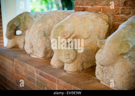 Le Musée de l'Jethavana d'Anuradhapura, Site du patrimoine mondial de l'UNESCO, le centre-nord de la province, Sri Lanka, Asie Banque D'Images