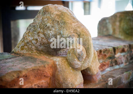 Le Musée de l'Jethavana d'Anuradhapura, Site du patrimoine mondial de l'UNESCO, le centre-nord de la province, Sri Lanka, Asie Banque D'Images