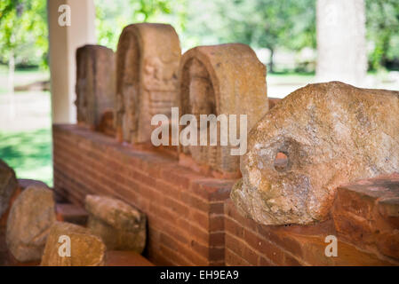 Le Musée de l'Jethavana d'Anuradhapura, Site du patrimoine mondial de l'UNESCO, le centre-nord de la province, Sri Lanka, Asie Banque D'Images