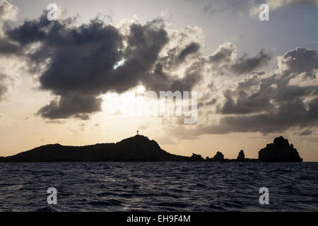 Côte Rocheuse de pointe des châteaux, grande terre, guadeloupe Banque D'Images