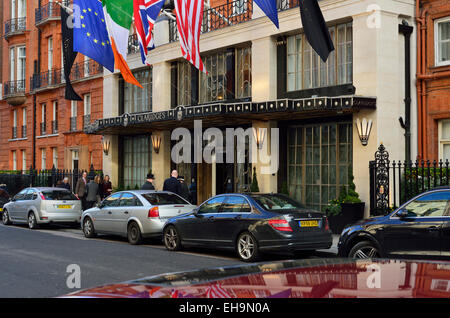 Claridge's Brook Street, Davies Street, Mayfair, London, Royaume-Uni Banque D'Images