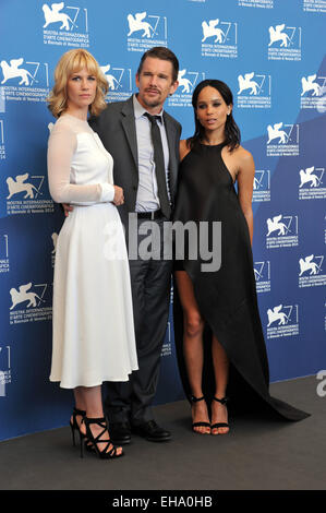 71e Festival International du Film de Venise - 'Bon Kill' - Photocall comprend : January Jones,Ethan Hawke,Zoe Kravitz Où : Venise, Italie Quand : 05 Septembre 2014 Banque D'Images