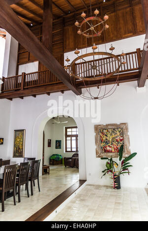 Intérieur de l'édifice colonial dans le fort de Galle, Sri Lanka, Asie Banque D'Images