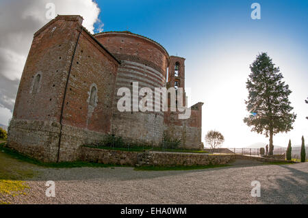 Ermitage de Montesiepi. Localité : Montesiepi (SI), Toscane, Italie. Banque D'Images