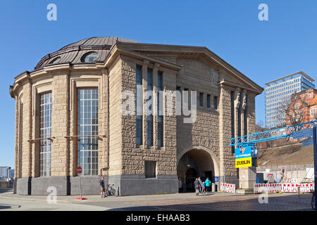 Entrée Nord, ancien tunnel de l'Elbe, Hambourg, Allemagne Banque D'Images