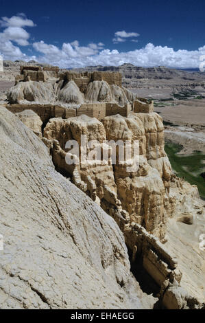 Tsaparang Gugé, citadelle du Royaume Banque D'Images