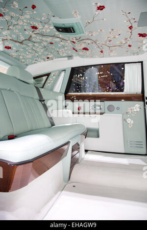 Rolls Royce Phantom la sérénité à l'intérieur de l'auto de Genève 2015 Banque D'Images