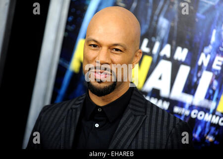 Arrive pour la commune "exécuter toute la nuit' New York Premiere à AMC Lincoln Square Theatre Le 9 mars 2015 à New York City/photo alliance Banque D'Images