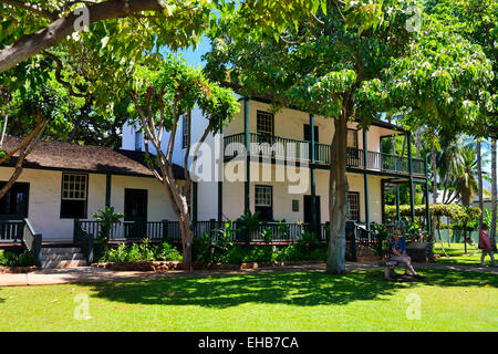 Baldwin Historique Accueil sur Front Street, Lahaina, Maui, Hawaii, USA Banque D'Images