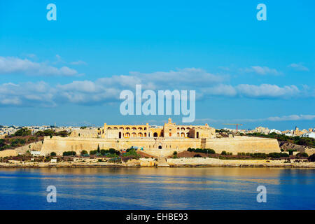 L'Europe méditerranéenne, Malte, l'île Manoel, 18e siècle fort Manoel Banque D'Images