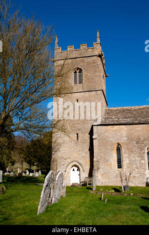 L'église de Sainte Barbara, Ashton sous Hill, Worcestershire, Angleterre, RU Banque D'Images