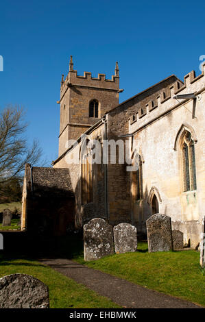 L'église de Sainte Barbara, Ashton sous Hill, Worcestershire, Angleterre, RU Banque D'Images