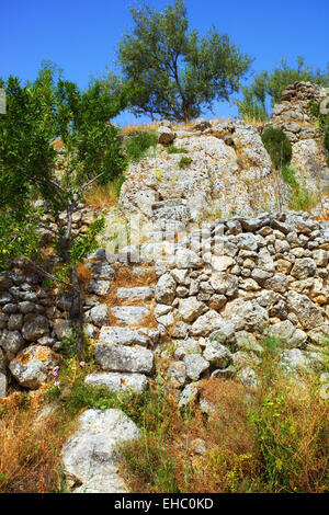 Cerumbelle pyramide préhistorique et de l'autel en Sicile Banque D'Images