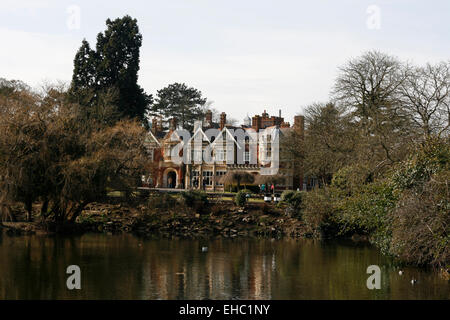 Bletchley Park La Mansion Bletchley Buckingamshire Angleterre Accueil des décrypteurs de la DEUXIÈME GUERRE MONDIALE Banque D'Images