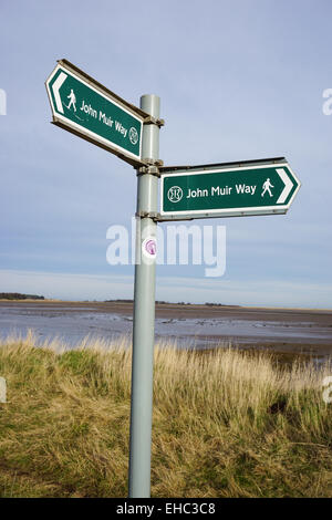 John Muir façon chante, Belhaven Bay, Dunbar Banque D'Images