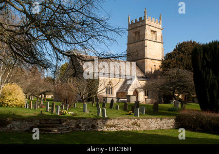 La foi, l'église Saint-Laurent Overbury, Worcestershire, Angleterre, RU Banque D'Images