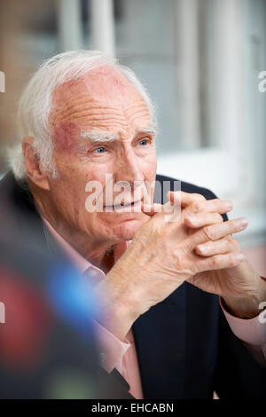 Peter Snow au déjeuner littéraire Oldie 10/03/15 Banque D'Images