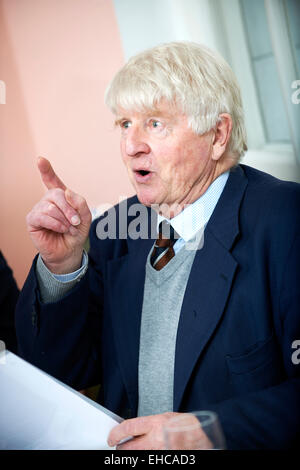 Stanley Johnson au déjeuner littéraire Oldie 10/03/15 Banque D'Images